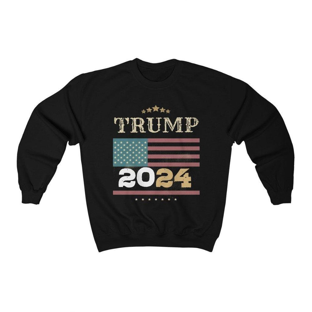 Trump 2024 American Flag Sweatshirt